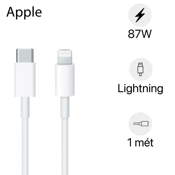 Cáp Type C - Lightning Apple 1m chính hãng